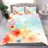 Colorful daisies and butterflies bedding set