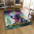 Colorful dragon serenity area rugs carpet