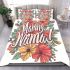 Colorful flowers in mama bedding set