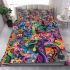 Complex and elaborately detailed abstract painting bedding set