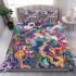 Complex and elaborately detailed abstract painting bedding set