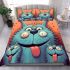 Cool cats having fun bedding set