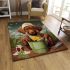 Culinary canine delight area rugs carpet