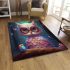 Curious forest encounter area rugs carpet
