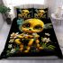 Cute baby bee with flowers bedding set