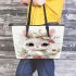 Cute baby bunny with big eyes leather Chic Stylish Tote Bag & Women Totes: Perfect Gift for Girlfriend | Crossbody, Purse, Handbag