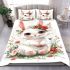 Cute baby bunny with big eyes bedding set