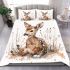 Cute baby deer bedding set