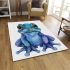 Cute baby frog area rugs carpet
