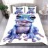 Cute baby frog bedding set