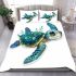 Cute baby turtle in the ocean bedding set