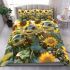 Cute baby turtles smiling bedding set