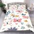 Cute butterflies and flowers pattern bedding set