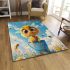 Cute cartoon baby bee area rugs carpet