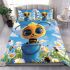 Cute cartoon baby bee bedding set