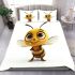 Cute cartoon bee bedding set