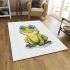 Cute cartoon frog with big eyes area rugs carpet