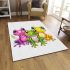 Cute cartoon frogs area rugs carpet