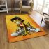 Cute cartoon green frog area rugs carpet