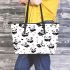 Cute cartoon panda pattern leather Chic Stylish Tote Bag & Women Totes: Perfect Gift for Girlfriend | Crossbody, Purse, Handbag