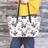 Cute cartoon panda pattern leather Chic Stylish Tote Bag & Women Totes: Perfect Gift for Girlfriend | Crossbody, Purse, Handbag