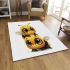 Cute cartoon style bee character area rugs carpet