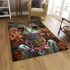 Cute frog with big eyes area rugs carpet