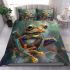 Cute frog with big eyes bedding set