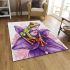 Cute little green tree frog with red eyes area rugs carpet