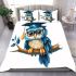 Cute owl wearing glasses bedding set