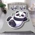 Cute panda sleeping bedding set