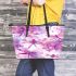 Cute pink dragonflies leather Chic Stylish Tote Bag & Women Totes: Perfect Gift for Girlfriend | Crossbody, Purse, Handbag