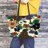 Flowers in the style of marano k electronic music Leather Tote Bag, Totes, Crossbody, Purse: Bag Gift Idea for Girlfriend, Sitter, Birthday, Women ,Daughter, Mama, Ladies