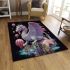 Dragon and hot air balloons area rugs carpet