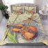 Dragonflies and violins and musical notes in summer bedding set