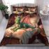 Dragon's restful retreat bedding set