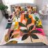 Elegant minimalism tranquil floral patterns bedding set