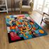 Embracing controlled chaos in geometric art area rugs carpet