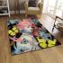 Enchanted butterfly meadow area rugs carpet