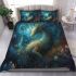 Enigmatic aquatic serpent bedding set