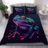 Frog design colorful bedding set