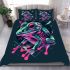 Frog design colorful bedding set