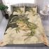 Frog smoking on the cloud bedding set