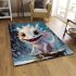 Frozen pond dino area rugs carpet