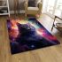Galactic cat's reverie area rugs carpet