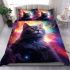 Galactic cat's reverie bedding set