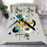 Generate an abstract composition bedding set