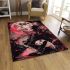 Giant panda under the moon area rugs carpet