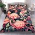 Graceful bird among flowers bedding set