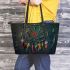 Happy birthay 59th mother dream catcher leather tote bag